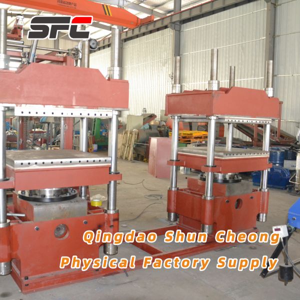 Double-plate vulcanizing machine control panel