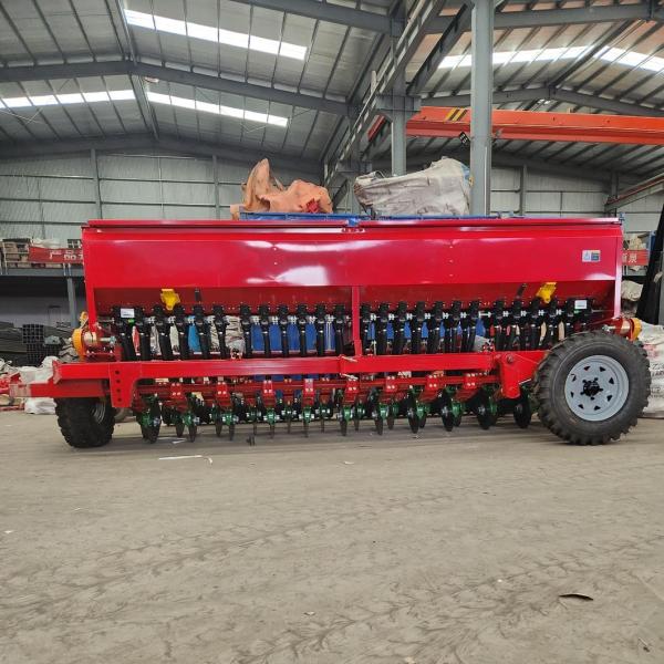 Traction Type Intelligent Wheat Fertilization Seeder Precision Fertilization and Sowing All-in-One Machine