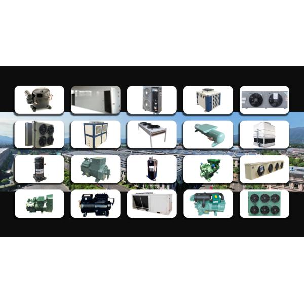 U Shaped Coil Box Type Condensing Unit Space Saving Design Coolroom Condensing Unit