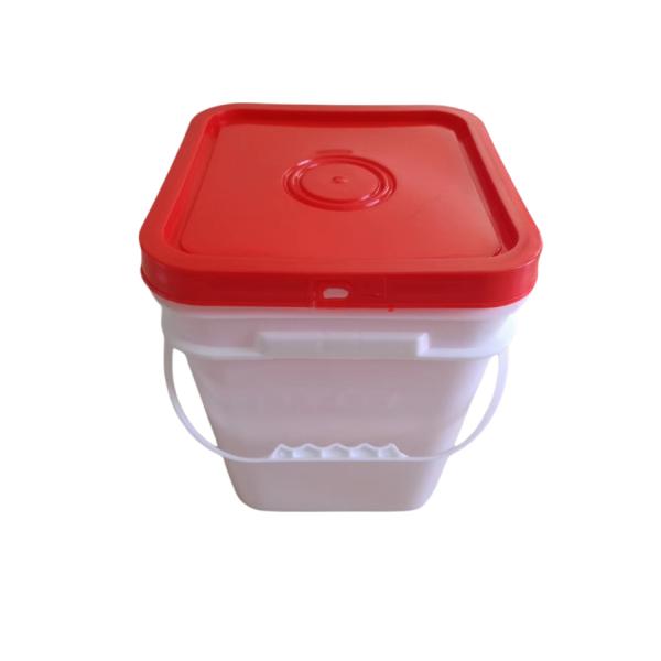 Polypropylene Bucket 200ml-25L Square Plastic Container With Handle for Benefit