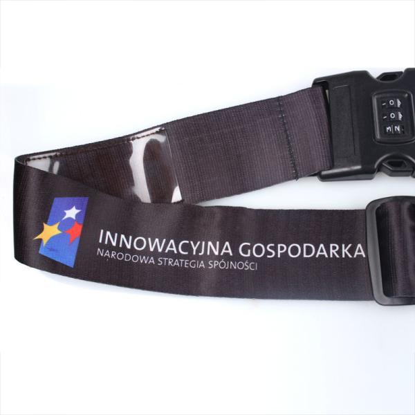 Custom Logo Printing Suitcase Belt Strap With TSA Digital Locks