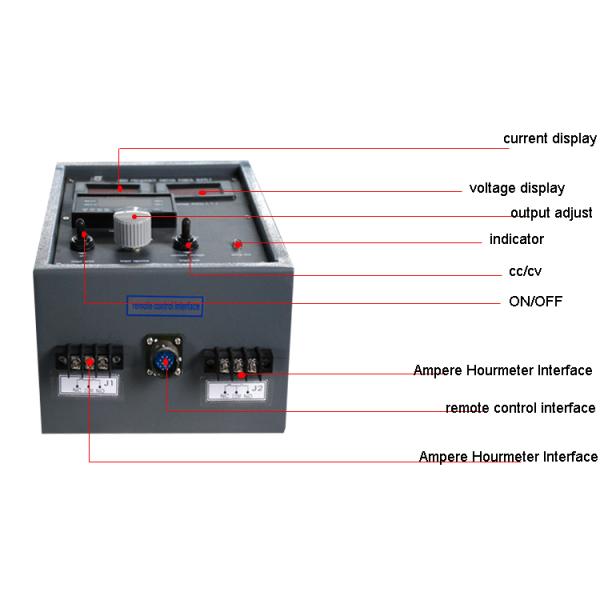12v 500a AC To DC Electroplating Rectifier Energy Saving 380V Input 3 Phase