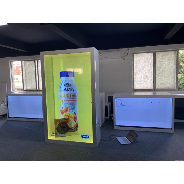 Customized 3840×2160 Transparent Lcd Display 86 inch Cabinet