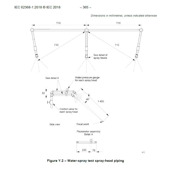 0 - 20psi UL Rain Test Apparatus For Electrical Enclosure