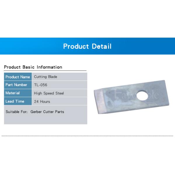 TL - 056 Blade Knife Chisel Tip 040THK 90 Degree CES For Gerber Cutting Machine