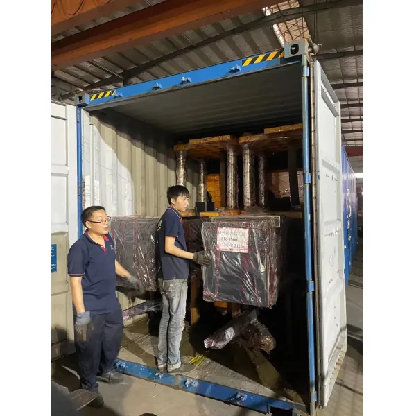 Shipping container loading