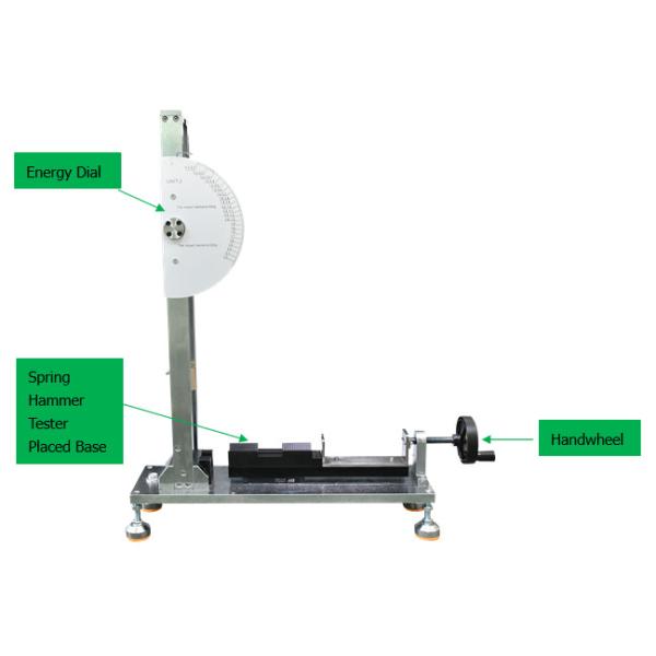 IEC60068-2-75 Environmental Testing Required Calibration Device For Spring Hammer