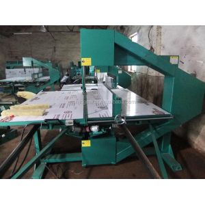 Vertical sponge foam band knife saw cutter cutting machine
