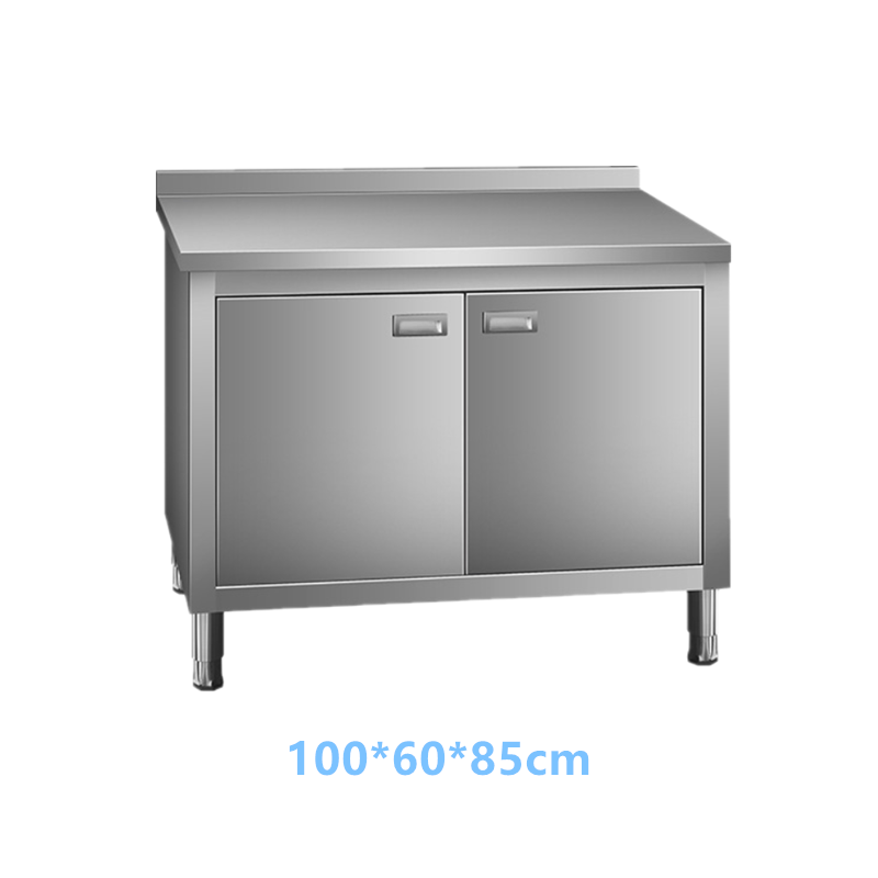 Custom Multi-functional Stainless Steel Kitchen Workstation with Adjustable Height Legs and Heavy-Duty Capacity