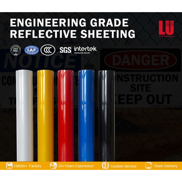 Engineer Grade Reflective Sheeting For Short-term Traffic Signs