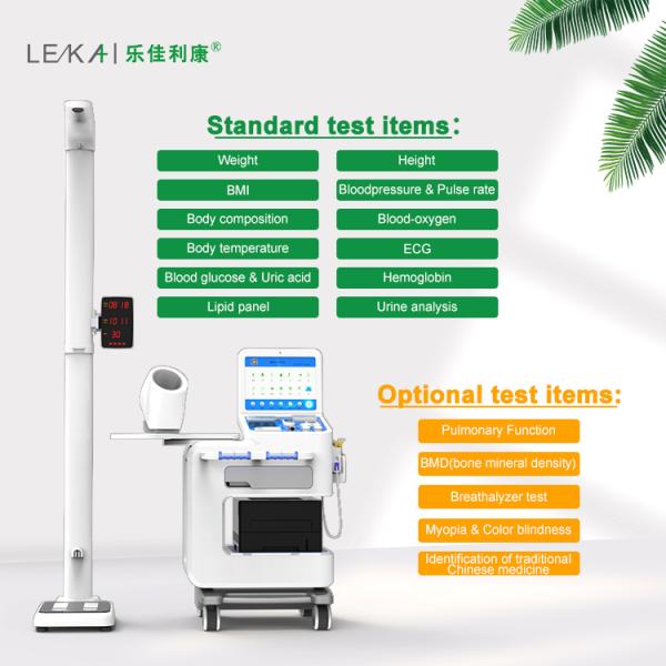 Self Service Physical Examination Machine with A4 Printer and Customizable Color