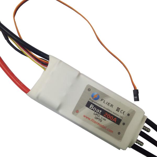 Programming 200A Brushless ESC Electronic Speed Controller With OPTO For RC Boat