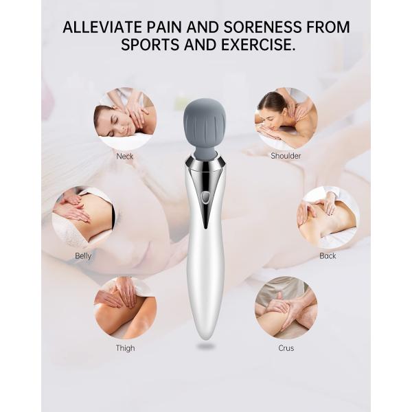 Magic Electronic Wand Neck Massager Portable USB Charging 2200mAh