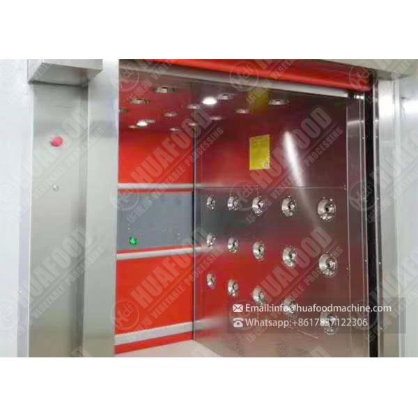 Tunnel Passageway Automatic Door Multi Person Cleanroom Air Shower