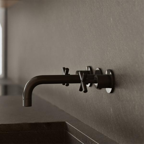 Unique Contemporary Design Matte Black Kitchen Cabinets PVC Kitchen Cabinets