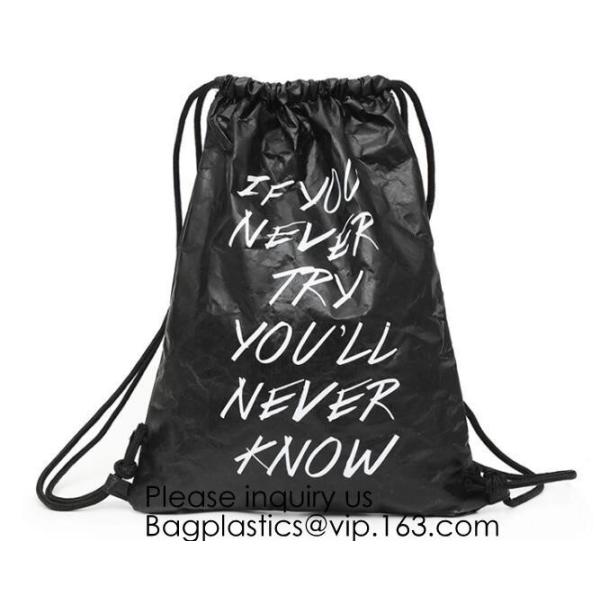 Clear Drawstring Bag - PVC Drawstring Backpack with Mesh Side Pockets for School, Music Festivals, Sporting Events, Trav