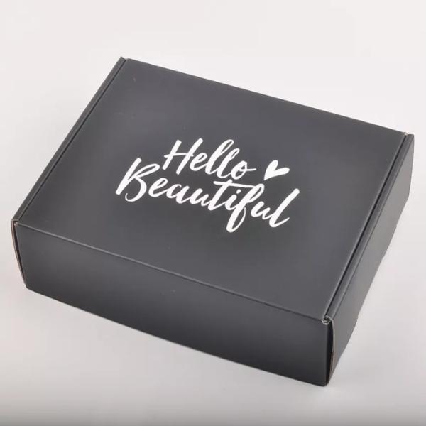 OEM Colored Corrugated Mailer Boxes Embossing Apparel Packaging Boxes ISO