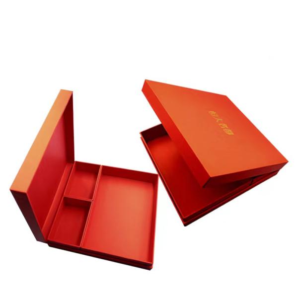 Cardboard Paper Rigid Collapsible Box Magnetic Book Shape Underwear Packing Boxes