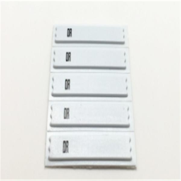 Supermarket Jewelry Anti Shoplifting Label / Eas Soft Label With Dr + Barcode Printing