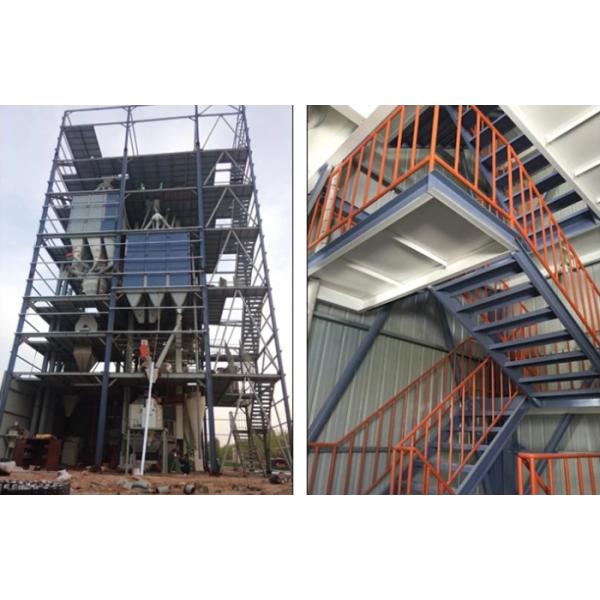 Cattle Chicken Feed Pellet Production Line Computer Control Auto Type 5 - 8t/H