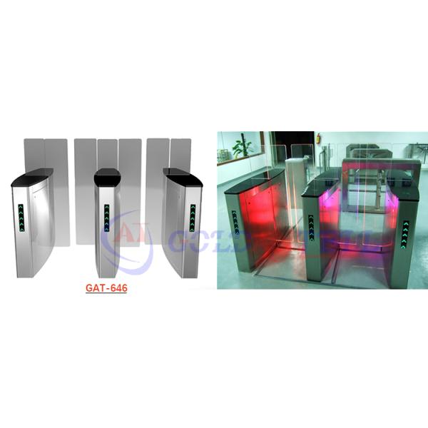 Full Automatic Speed Gate Turnstile with 550mm-600mm Passage Width 30-40 Persons/Min Pass Speed and IP54 Protection