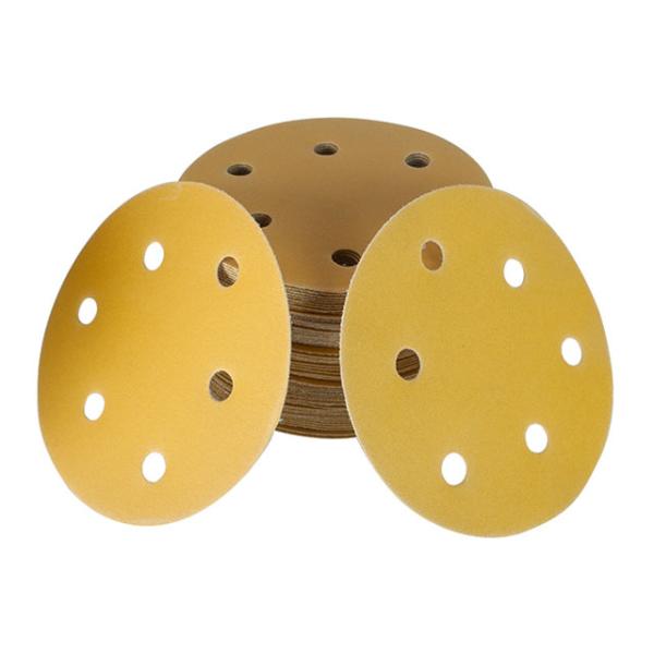 Customized Support 6inch 17holes Hook and Loop Sanding Discs for Auto Putty Polishing