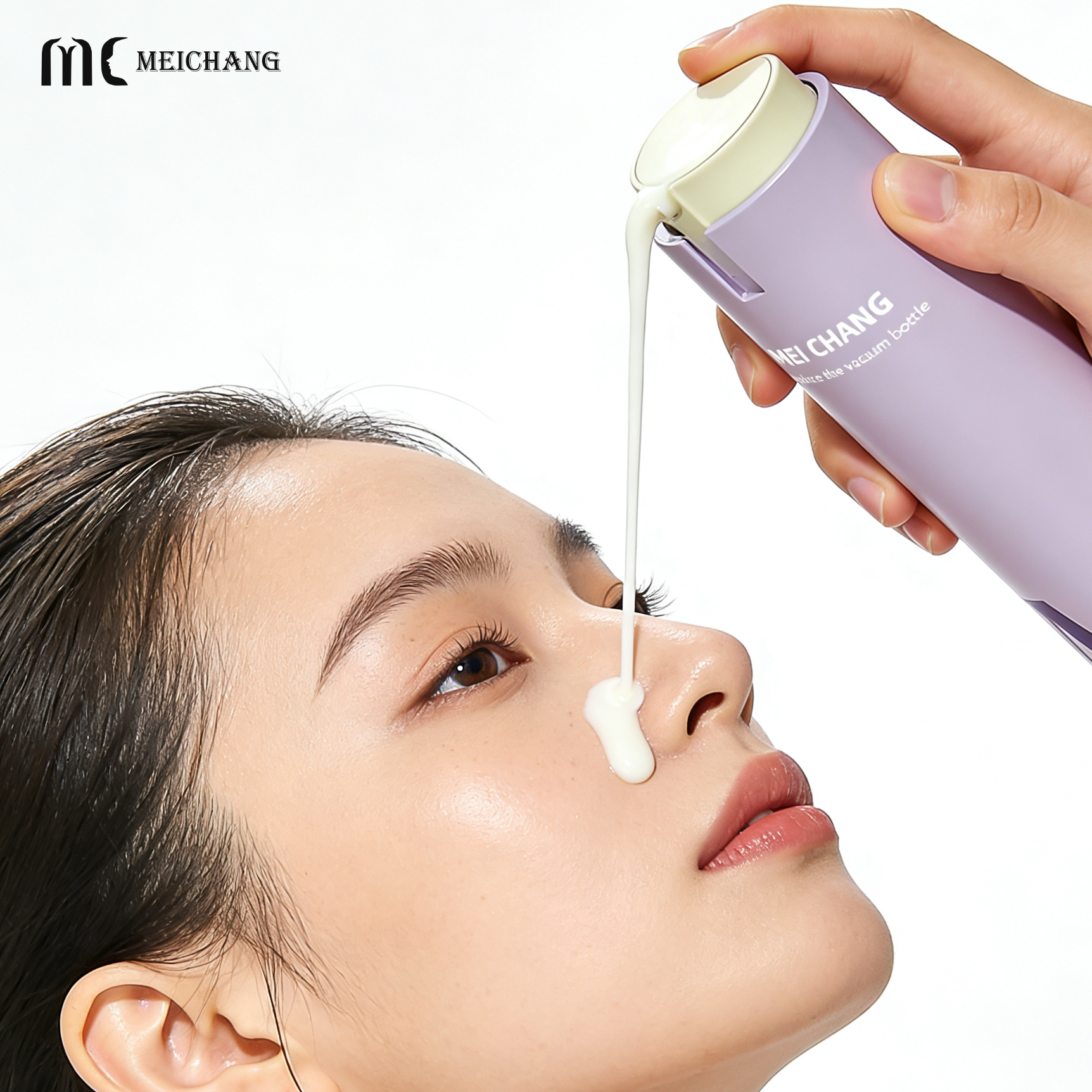 15ml 30ml 50ml Press-Type Refillable Airless Pump Bottle with Eco-Friendly Materials for Serums and Creams