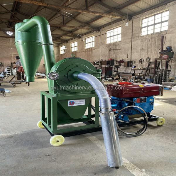 Self-suction Diesel Engine Corn Grain Milling Machine for Corn Soybean Feed Grinding