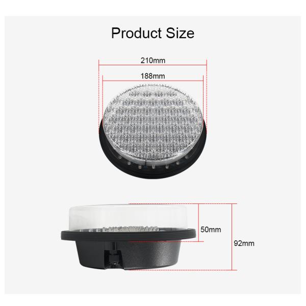 Free Sample High Brightness Mini Intelligent Countdown Timer LED Traffic Light Module 100mm