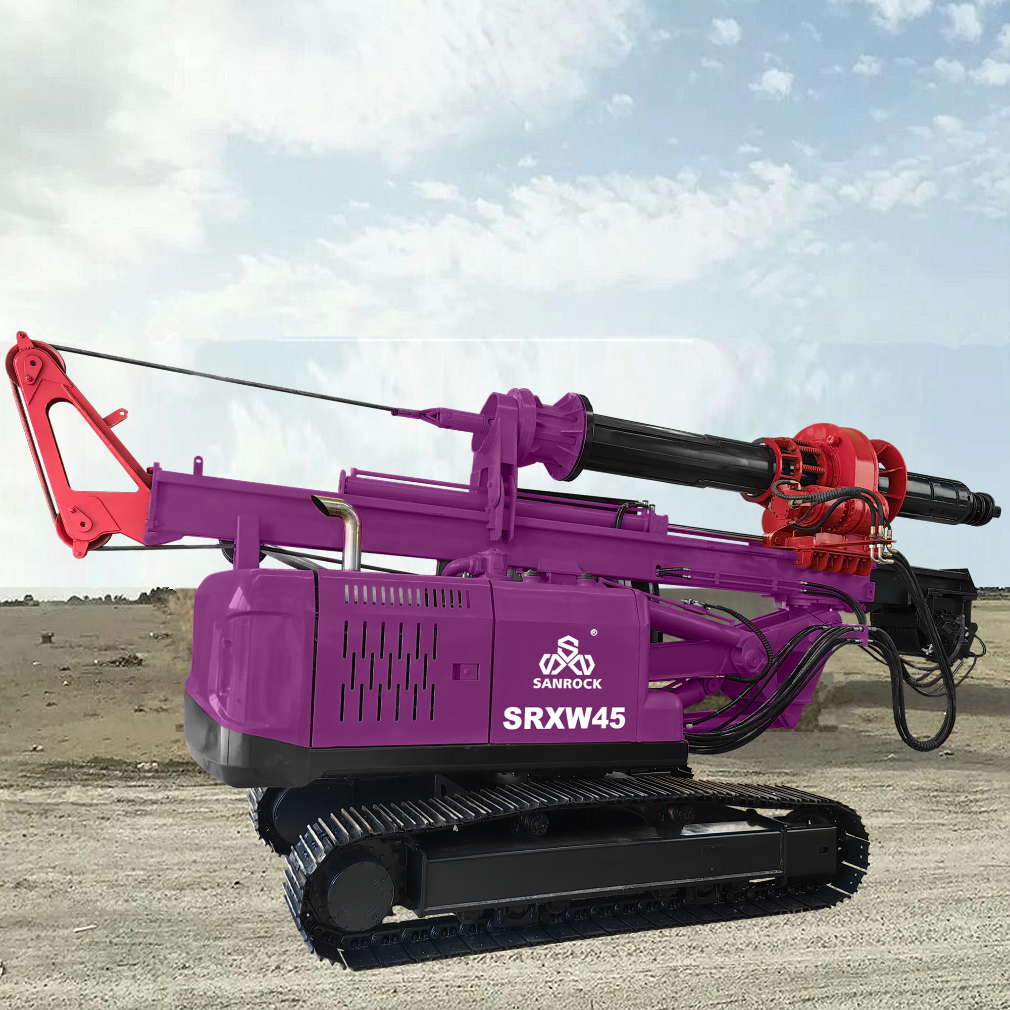 Crawler Rotary Drilling Rig Building Piles Construction Machine Rotary Drilling Rig Equipment