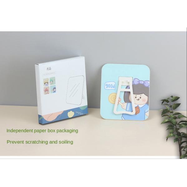 Everyday Design Pocket Adjustable Mini Cosmetic Table with Custom Round Make-Up Mirror