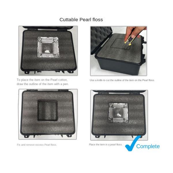 IP67 Waterproof ABS Pull Rod Tool Box with High-Density Sponge and EVA for Multi-Function Equipment Protection