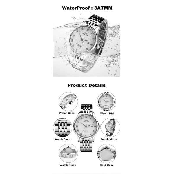Small Triangle Base Dial Design Quartz Watch-Genuine Leather Strap