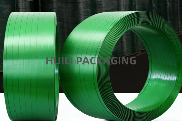 Green PET strapping 16mm automatic PP PET packaging strapping PET strap for automatic strapping tools