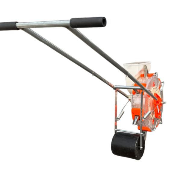 Steel Manual Seeder Machine Hand Push Planter Efficient Precise Sowing Tool