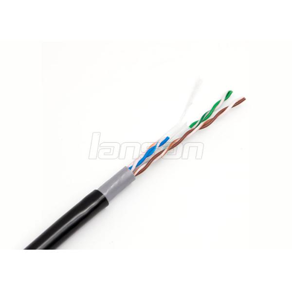 HDPE Insulation Twisted Pairs PVC 305M Cat6 Lan Cable