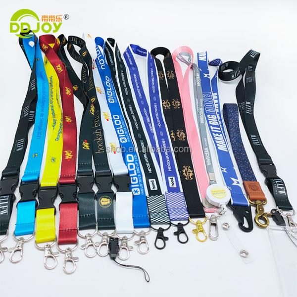 Custom Logo Lanyards Polyester Material for Office Occasions