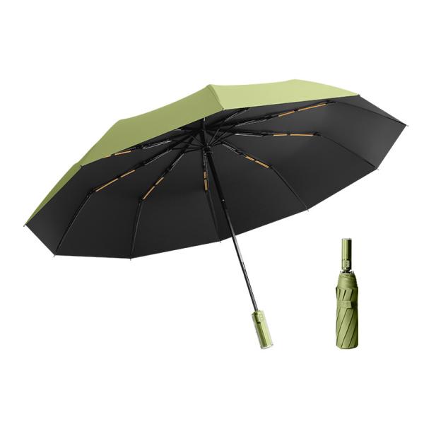 Convenient Automatic Open Pongee Panel Windproof UV Protection Smart Umbrella for Boys