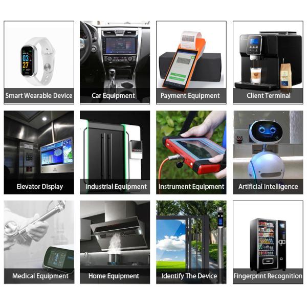 IPS LCD Display 1000 Cd/m2 High Brightness With -30~ 80C Wide Operating Temperature Range