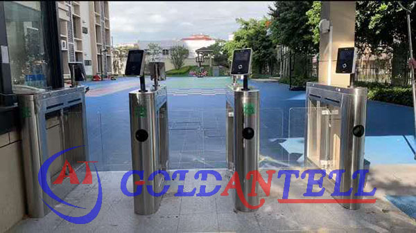 Biometric RFID Card Reader Security Electrical Thermo Scanner Face Recognition Door Access System Turnstile
