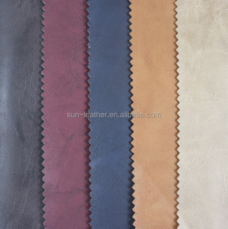 Thin PU Synthetic Leather for Garment Jackets Exquisite Pattern Polyester Coat Backing Leather