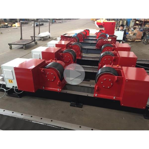 New 20T/ 44000LBS Bolt Adjustment Conventional Pipe Welding Rollers With Pu Wheels