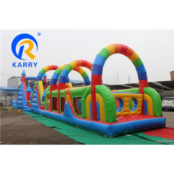 Customized Inflatable Comb Obstacle Course for Large Group Team Building Activities