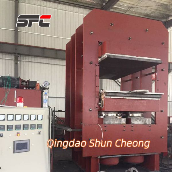 PLC Control Rubber Vulcanizing Press Machine with Customizable Heating Plates and 0-100MPa Pressure Range