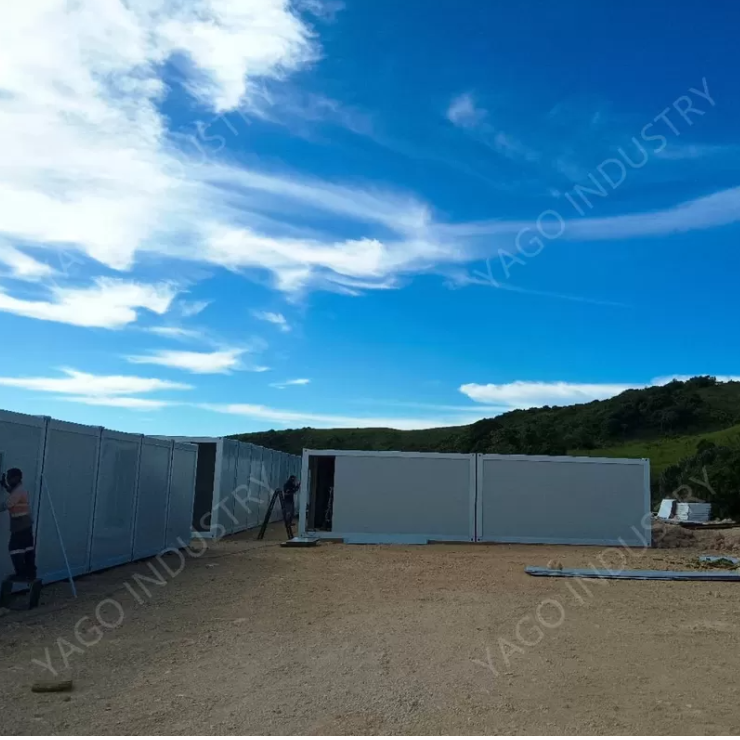 Galvanization Modular Office Building Prefabricated Container Fireproof