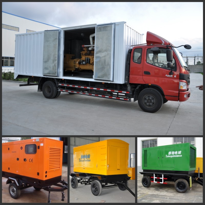 Trailer Mounted Diesel Generator, AC three phase