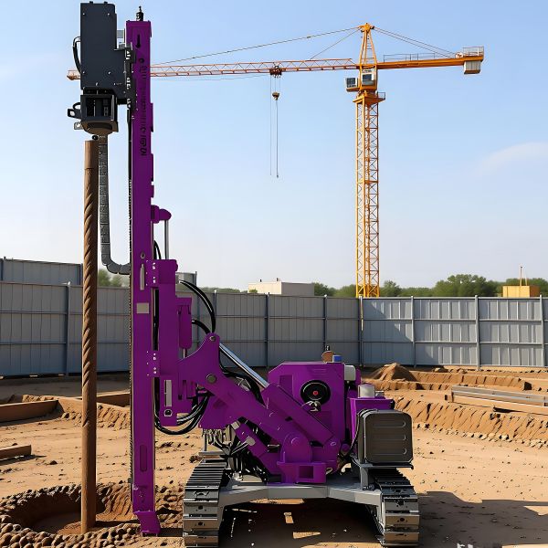 Multifunctional Pile Driver Four Piling Methods High Efficiency Hydraulic Hammer Pile Driver Machine
