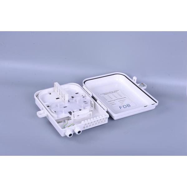 Plastic SMC Fiber Optic Distribution Box 16 Core SC Waterproof FTTH PLC Splitter