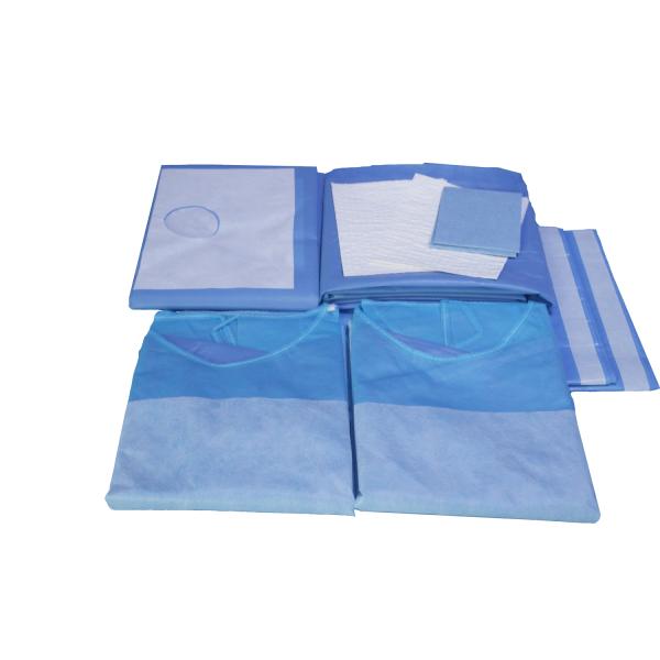 Percutaneous Surgical Cloth Surgical Pack Wraps Material Optimized