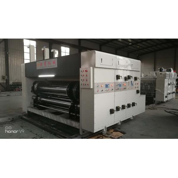 Automatic Multicolor Flexo Printing Cardboard Corrugated Box Making Machine 7.5kw